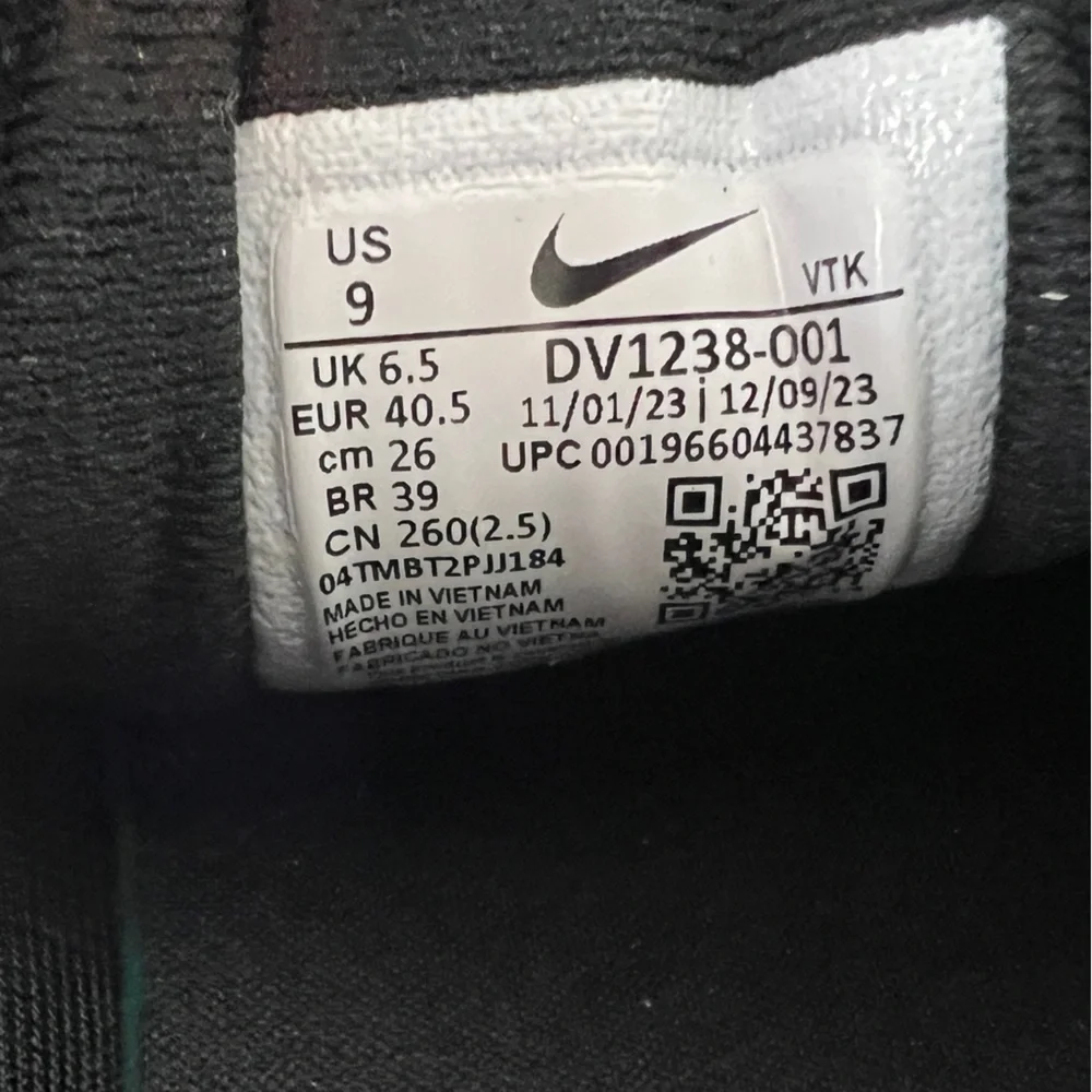 Nike Motiva Black White Running Shoes - Picture 6 of 6